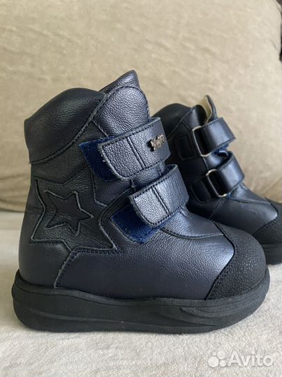 Ботинки зимние натуральная кожа 26