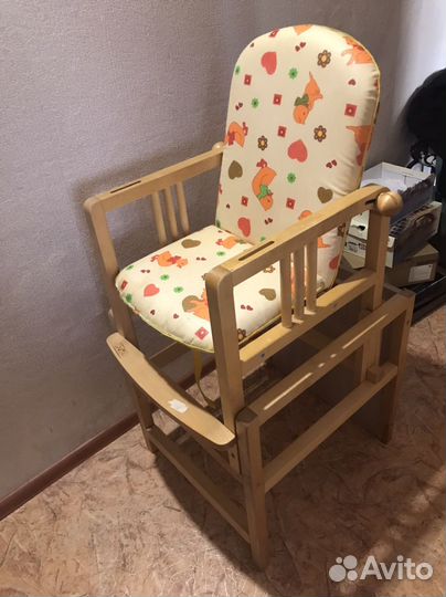 Стульчик трансформер для кормления Гном