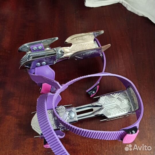 Коньки детские раздвижные двухполозные