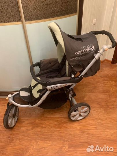 Коляска Cam cortina 3 в 1 (люлька, автокресло)