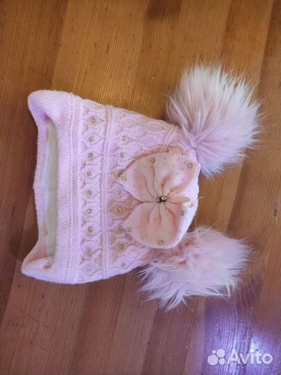 Шапка без завязок 2 года