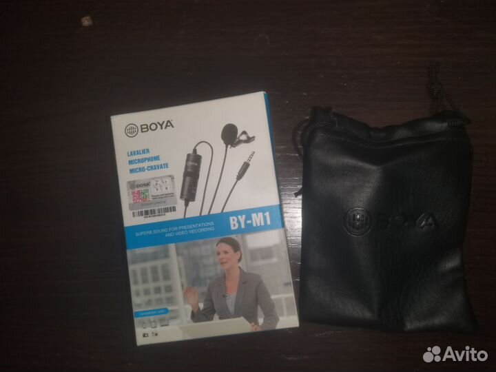 Петличный микрофон boya by-m1