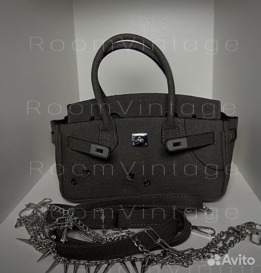 Джинсовая сумка Hermes Birkin