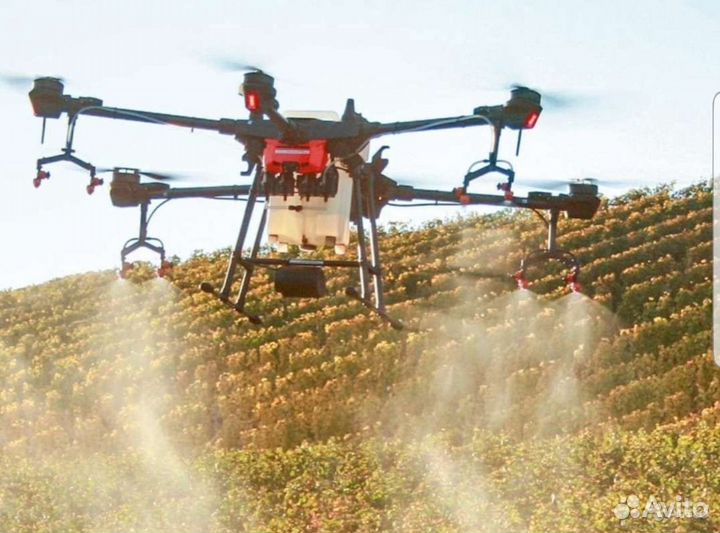 Обработка полей дронами