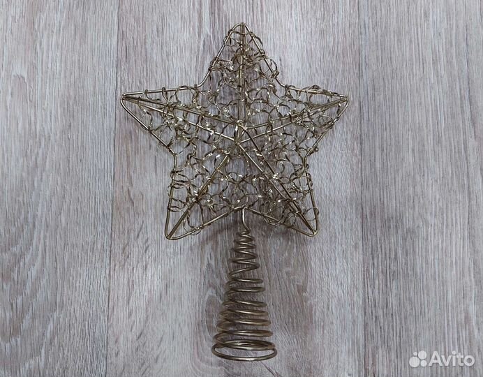 Звезда новогодняя на ёлку