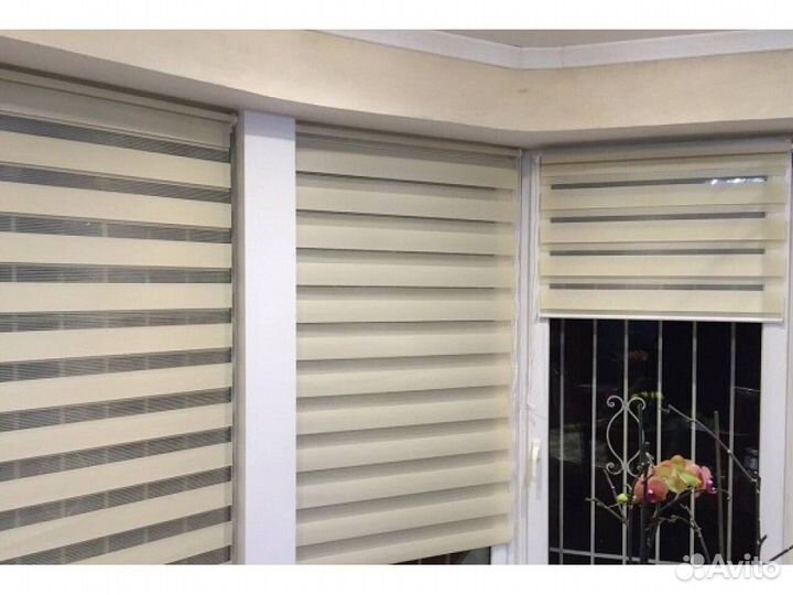 Жалюзи рулонные день ночь