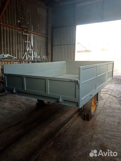 Самодельный прицеп на мини трактор