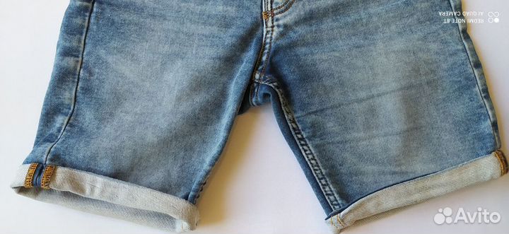 Джинсовые шорты детские 140