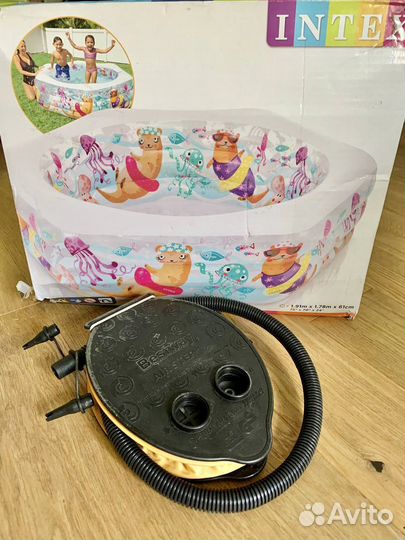 Детский надувной бассейн intex