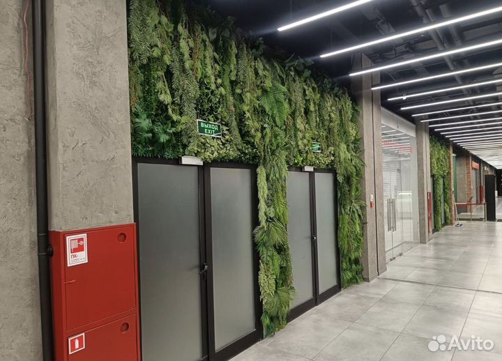 Вертикальное озеленение с использованием искусстве