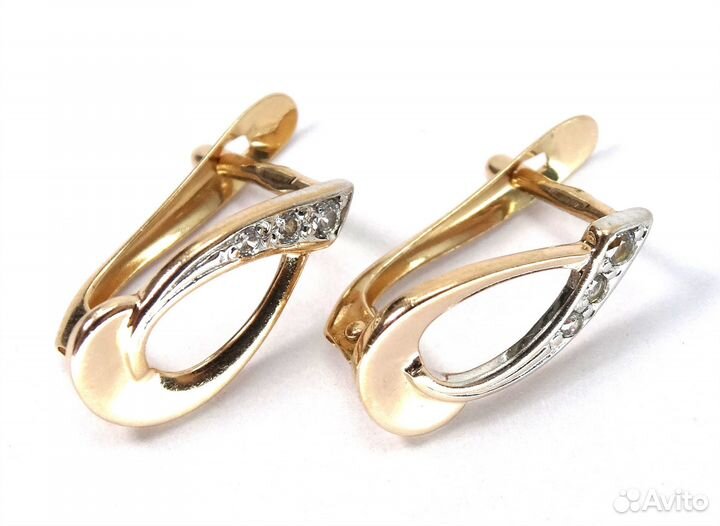 Золотые серьги