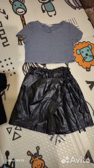 Вещи пакетом на девочку 122 128