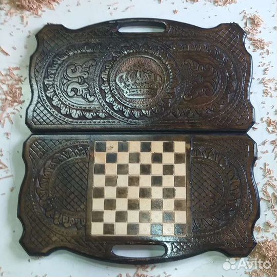 Нарды ручной работы резные