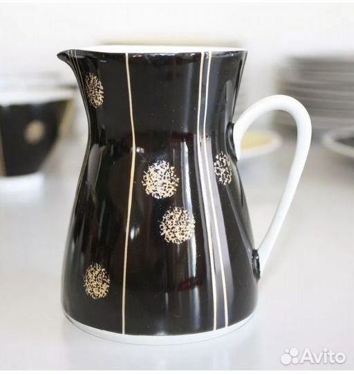 Сервиз кофейный ГДР Freiberger Porzellan 6 персон