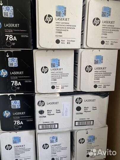 Картридж CE278AC оригинальный