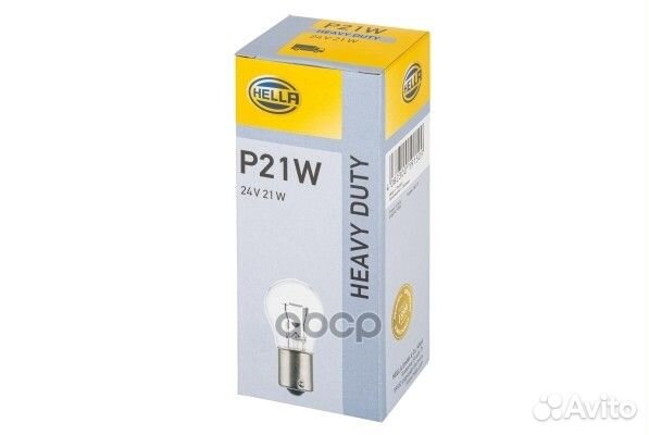 Лампочка 24V P21W патрон ba15s большая