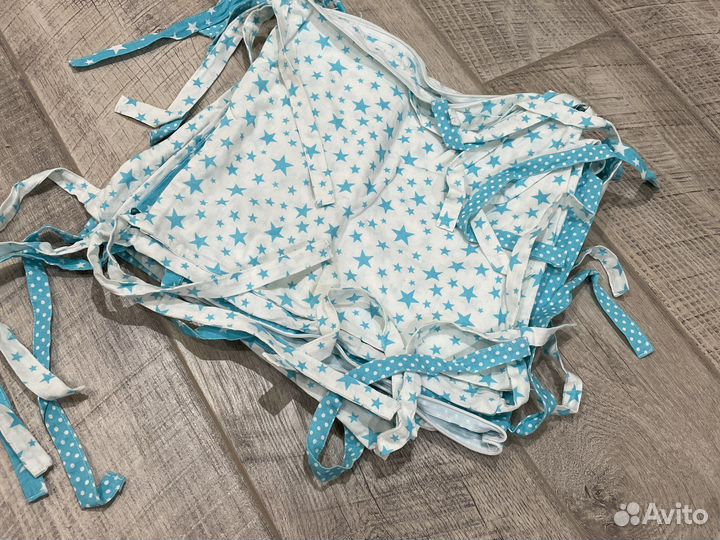 Съемные чехлы на бортики в детскую кроватку