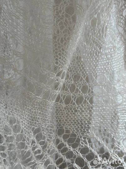 Шарфы и палантины пуховые ручной работы