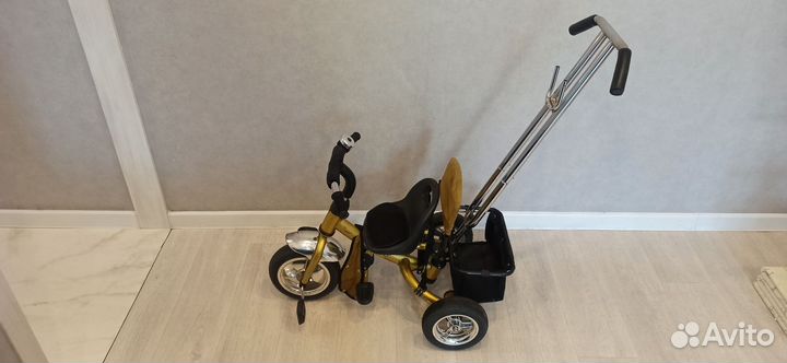 Велосипед коляска с ручкой