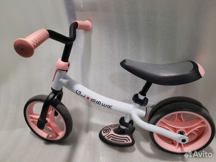 Беговел Globber Go Bike Duo Белый/Розовый
