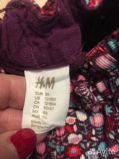 Нарядные штанишки на девочку 86р