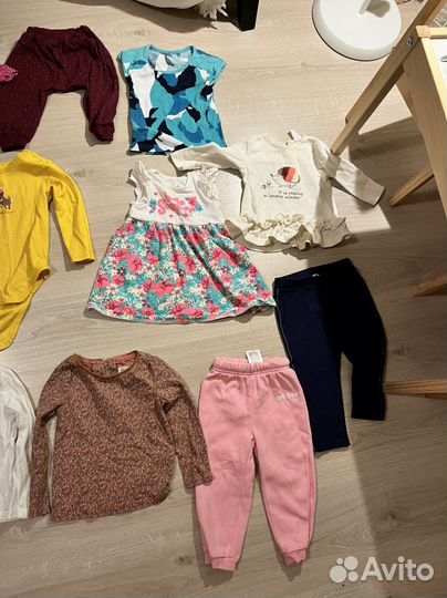 Детские вещи на девочку пакетом 80-92