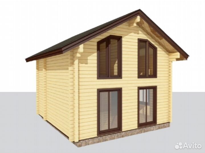 Домокомплект из клееного бруса 78 м2