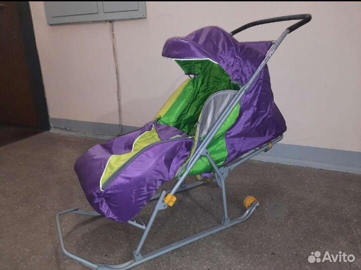 Детские санки коляска бу