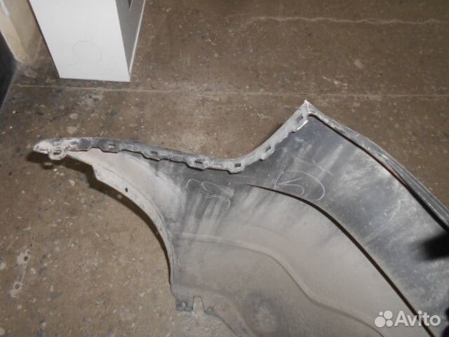 Бампер задний Mitsubishi ASX 2010-2013 Черный