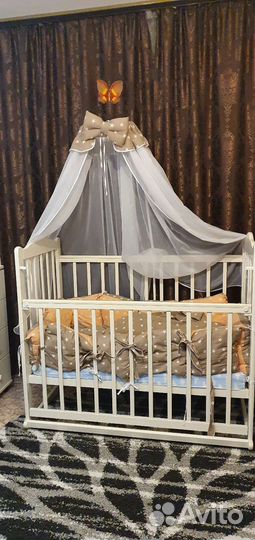 Детская кроватка качалка