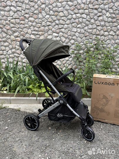 Прогулочная коляска luxmom Т 9 (зеленая хаки )