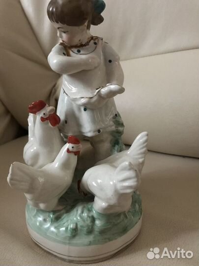 Статуэтки фарфор времён СССР/ огневушка сысерть