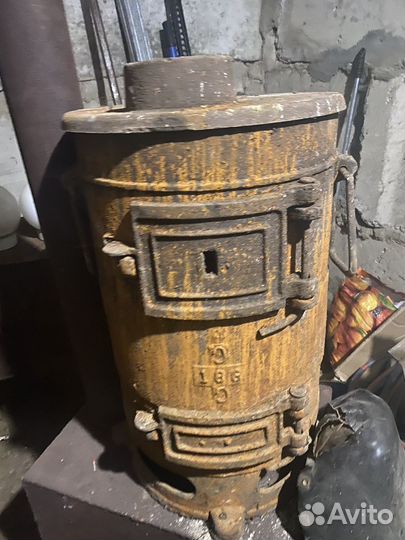 Печь буржуйка чугунная