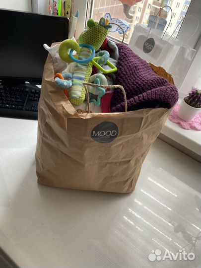 Огромный пакет одежды на девочку