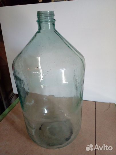 Стеклянные бутыли 20 литров б/у