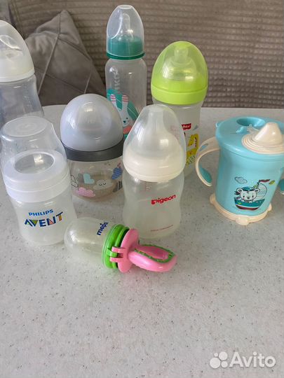 Детские бутылочки, ниблер, подставка для сушки