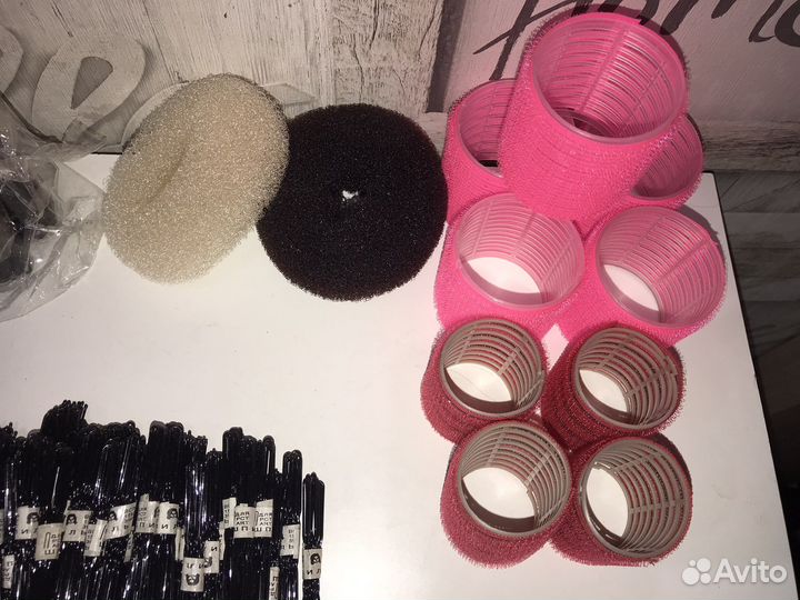 Шпильки валики резинки для волос