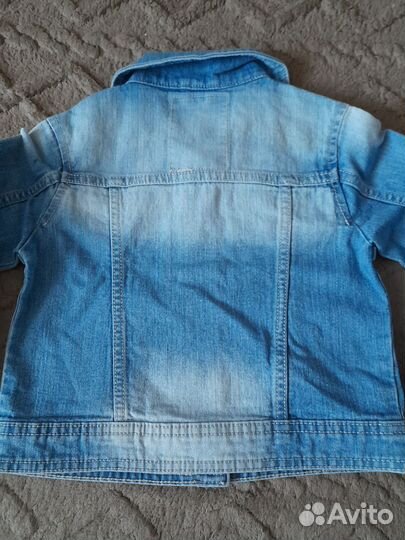 Джинсовая куртка детская 110