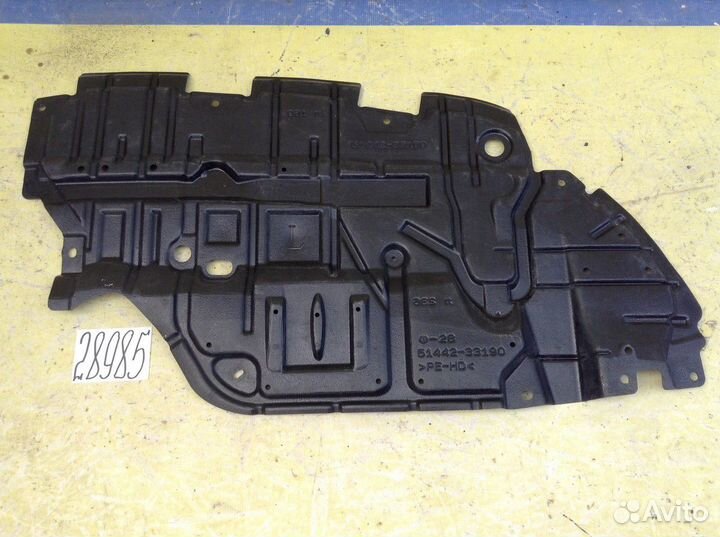 Toyota Camry 55 пыльник защита двигателя двс