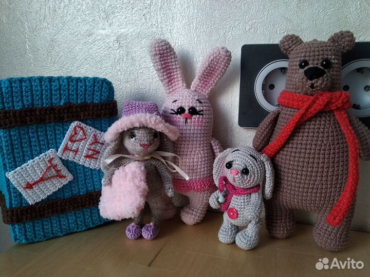 Вязаные игрушки ручной работы