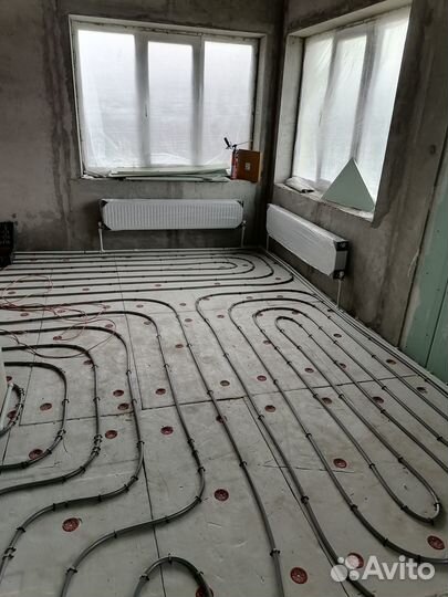 Монтаж отопления и водоснабжения