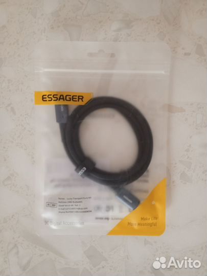 USB кабель Type-C, Essager, 100W