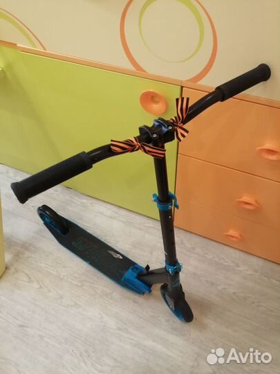 Самокат novatrack polis складной диаметр 16