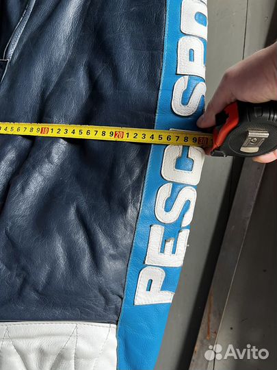 Мужские кожаные мотоштаны