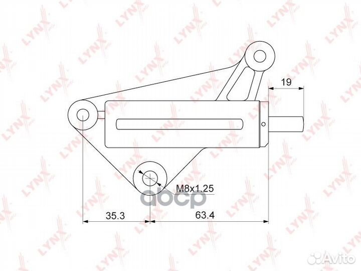Натяжитель ремня грм гидравлический audi A4 1.8
