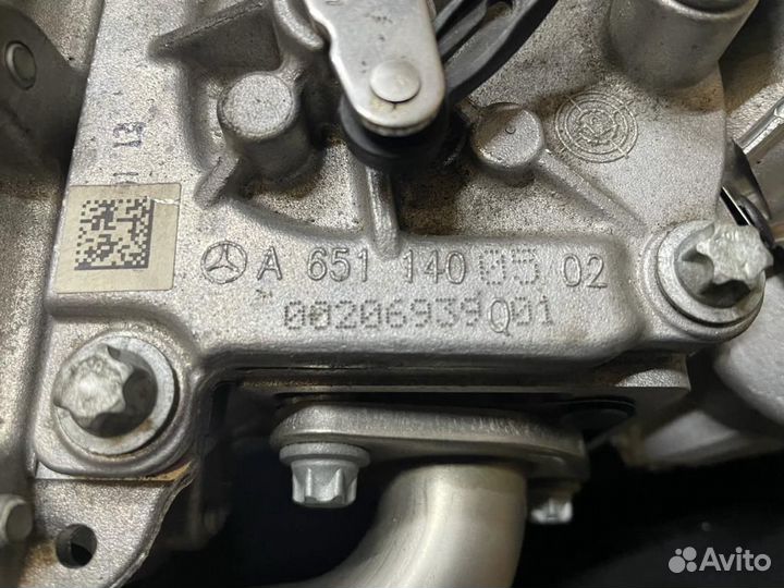 Клапан егр теплообменник на Мерседес w246 w117 w17