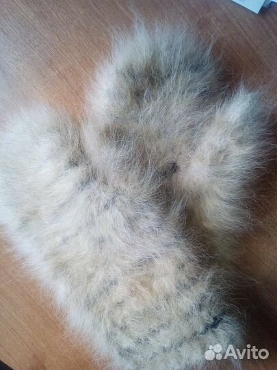 Варежки и из собачьей шерсти