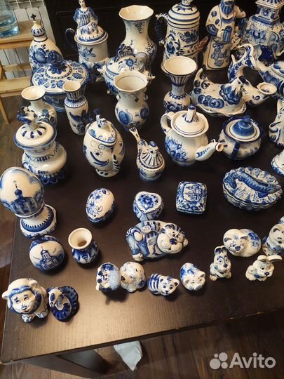 Посуда гжель