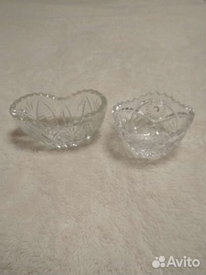 Хрусталь менажница, блюда, ладьи и т.д