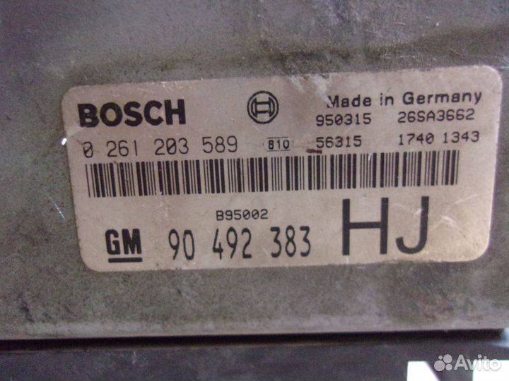 Опель Омега Б 94-03г. X30XE блок управления эбу